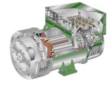 宝应发电机内部结构图